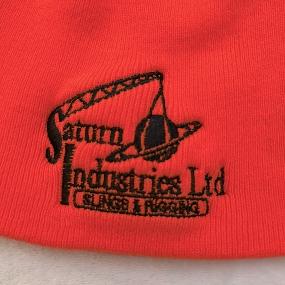 Vintage Saturn Industries Ltd Nein Orange Beanie - Picture 2 of 4
